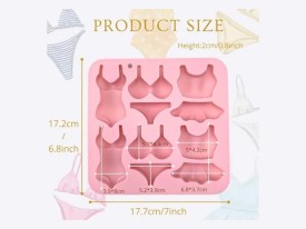 Molde silicona trajes de baño